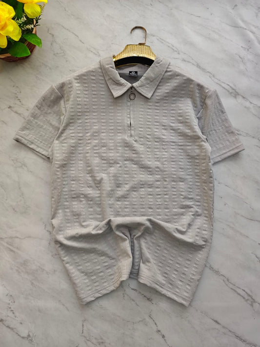 Mfw Half sleeve zipper Tshirt 1 pc @199 and 3 pcs @ 499