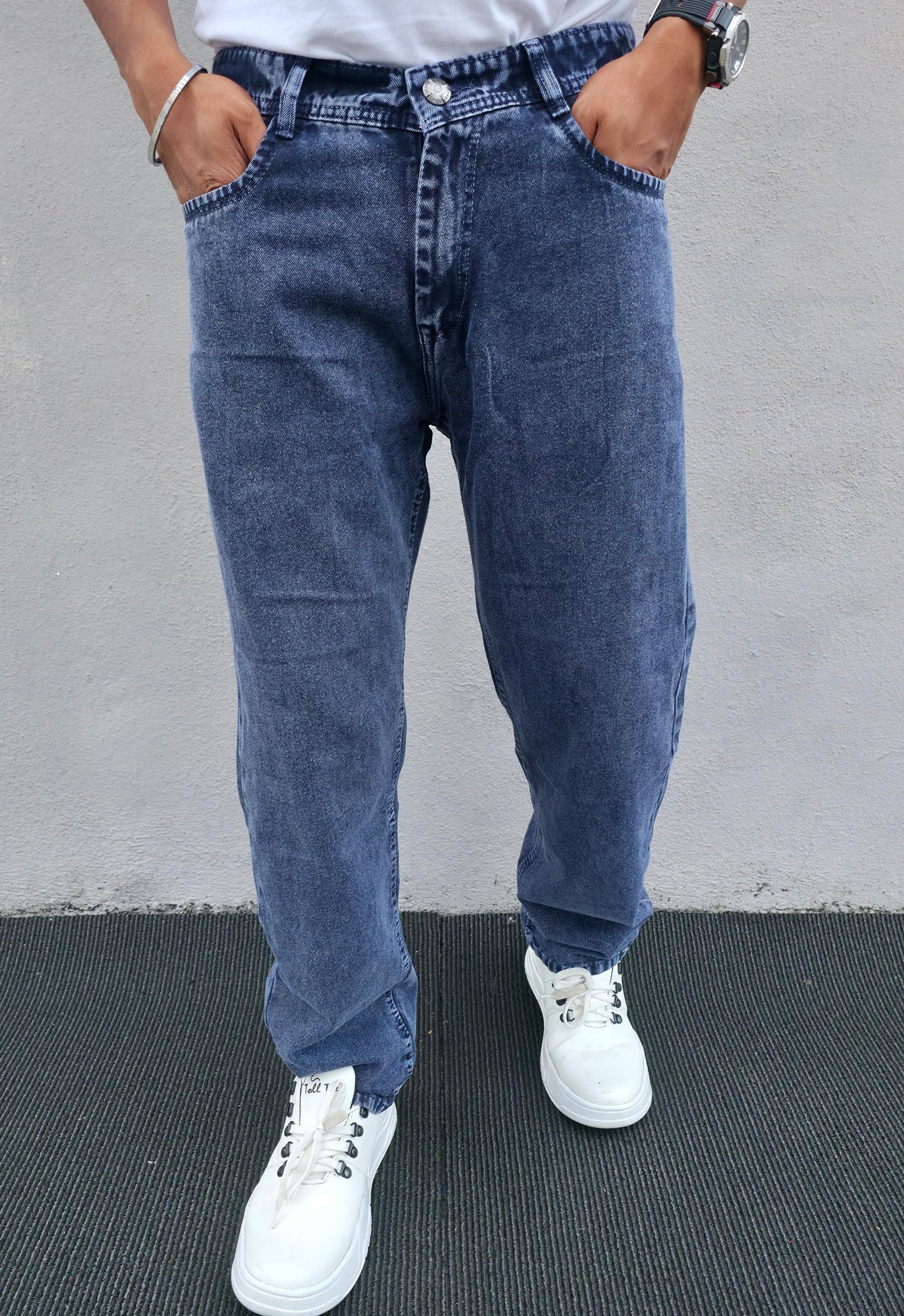 Big size plain mom fit jeans pant buy @349 only