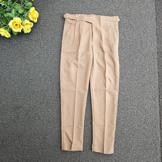 Mfw lenin Gurkha polo fit pants buy @450 rs only(Sand Beige Lenin polo fit )