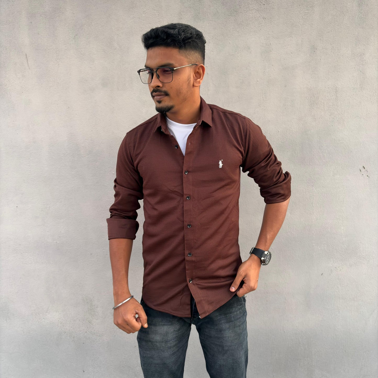 Mfw textured fabric Shirts single pcs @299 and Buy 4 pcs combo @999