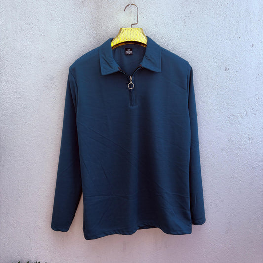 MFW Collar Zipper full sleeve Tshirt 1 pc @199 and 3 pcs @ 499