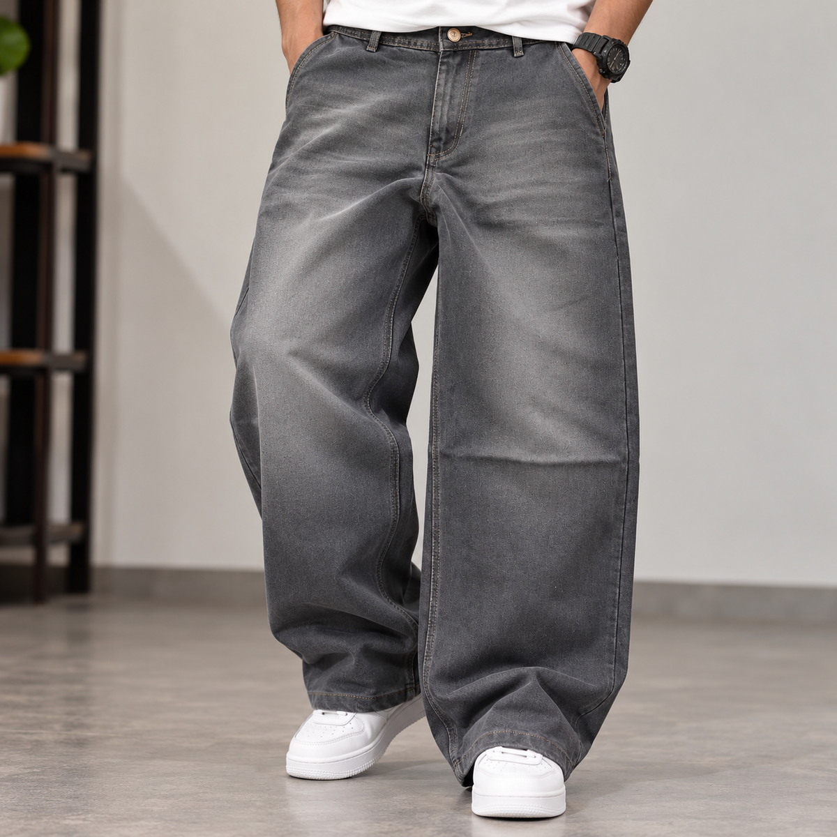 MFW side pocket super baggy jeans pant buy @450 rs only