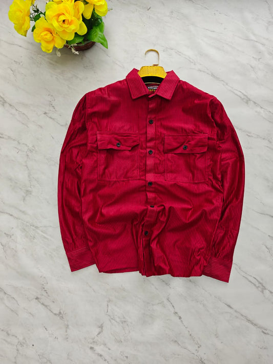 MFW  full sleeve Double pocket corduroy shirts Single pcs @299 and Buy 4 pcs combo @999