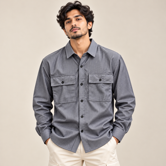 MFW  full sleeve Double pocket corduroy shirts Single pcs @299 and Buy 4 pcs combo @999
