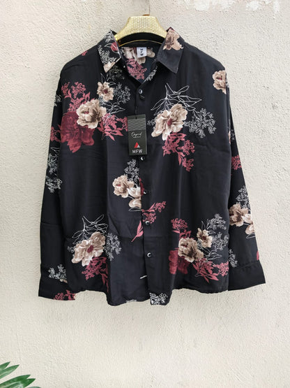 MFW viscose full sleeve printed shirts Single pcs @299 and Buy 4 pcs combo @999