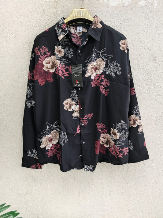 MFW viscose full sleeve printed shirts Single pcs @299 and Buy 4 pcs combo @999
