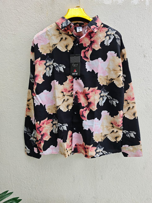 MFW viscose full sleeve printed shirts Single pcs @299 and Buy 4 pcs combo @999