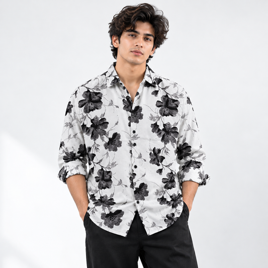 MFW viscose full sleeve printed shirts Single pcs @299 and Buy 4 pcs combo @999