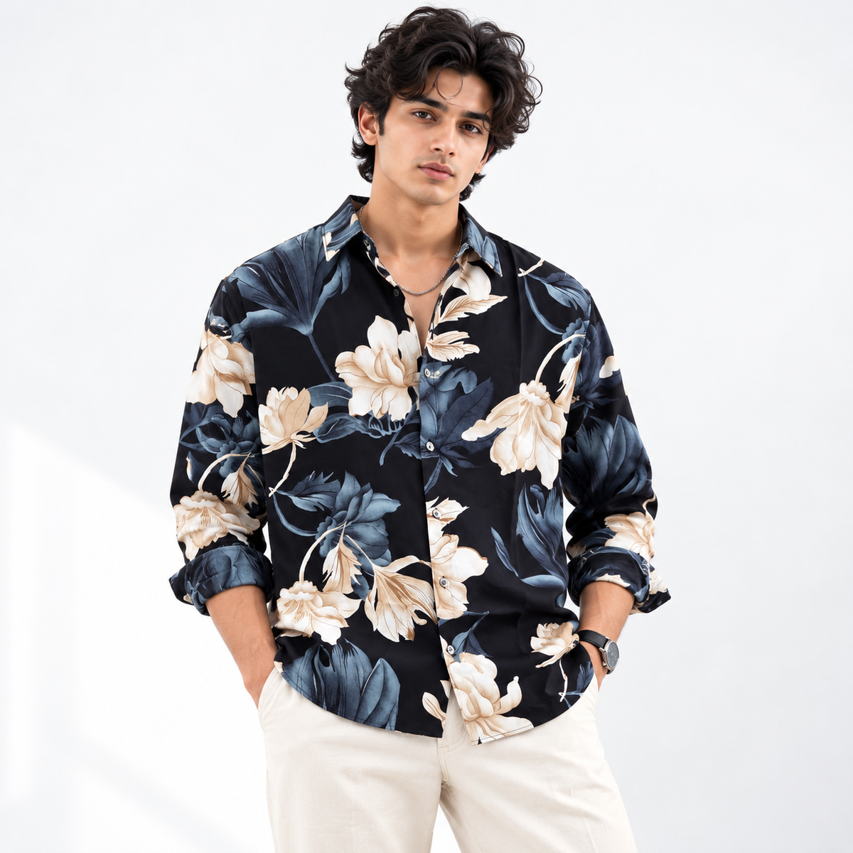 MFW viscose full sleeve printed shirts Single pcs @299 and Buy 4 pcs combo @999