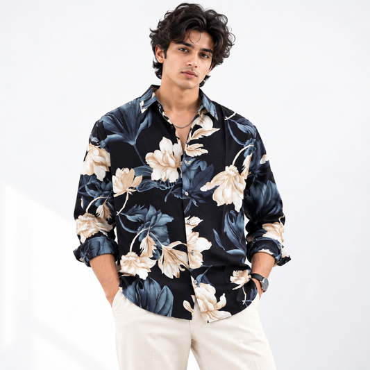 MFW viscose full sleeve printed shirts Single pcs @299 and Buy 4 pcs combo @999