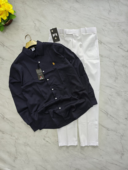 2 in 1 combo MFW party wear shirts + Twill Fabric polo fit pant buy @600 rs only (Copy)