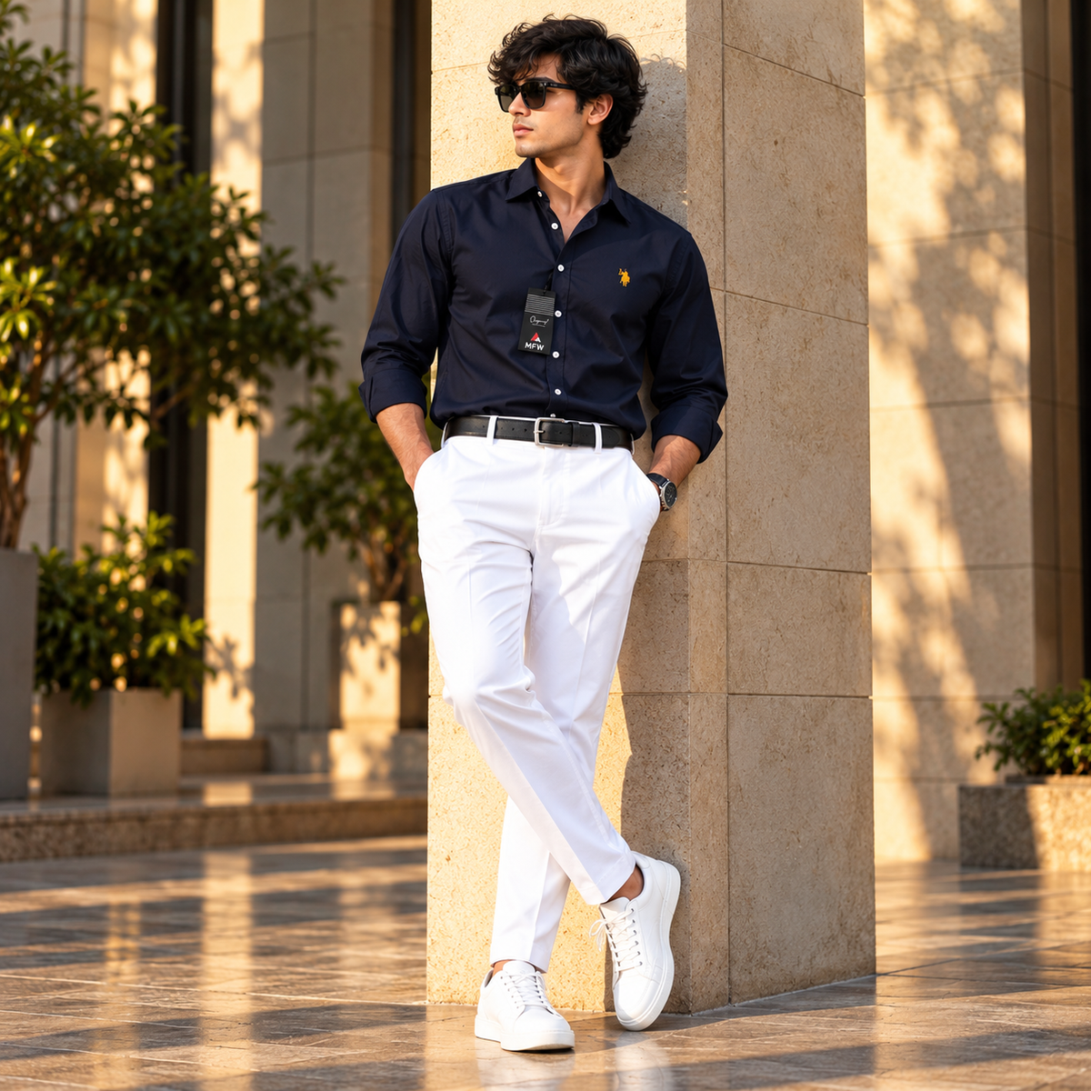 2 in 1 combo MFW party wear shirts + Twill Fabric polo fit pant buy @600 rs only (Copy)