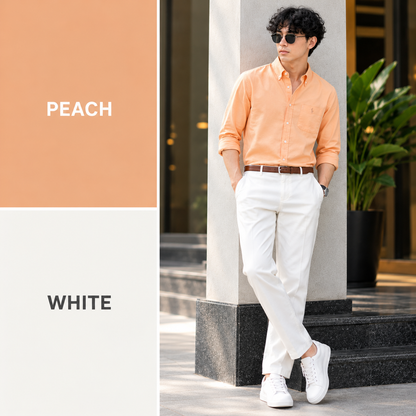 2 in 1 combo MFW plain shirts + Twill Fabric polo fit pants buy @550 rs only