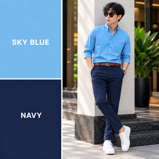 2 in 1 combo MFW plain shirts + Twill Fabric polo fit pants buy @550 rs only