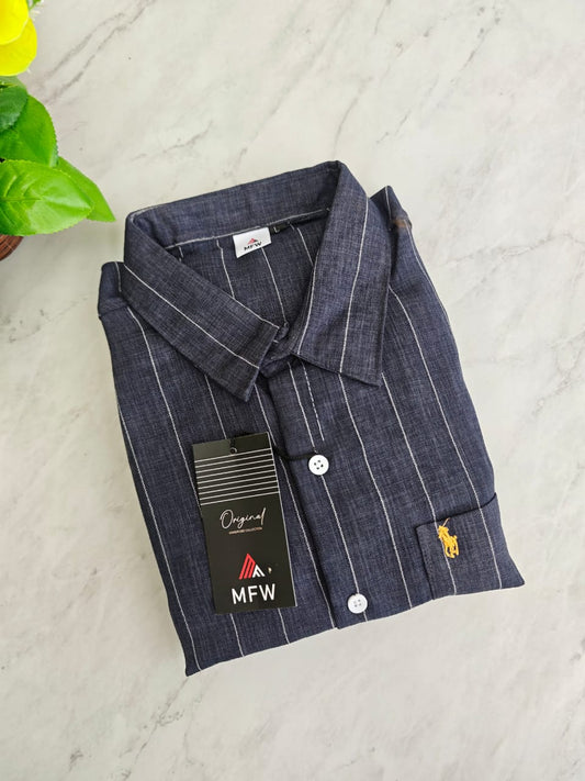 MFW korean lenin stripes shirts Single pcs @299 and Buy 4 pcs combo @999