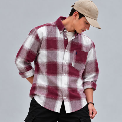 MFW Viral checked full sleeve shirts Single pcs @299 and Buy 4 pcs combo @999 [006]