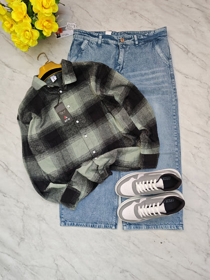 3 in 1 combo MFW brush cotton shirts + Mfw Whisker Super baggy jeans pant + shoe buy @999 only [M4-C2]