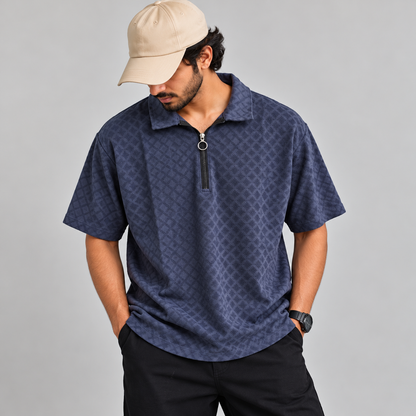 MFW drop shoulder Zipper Tshirt 1 pc @199 and 3 pcs @ 499