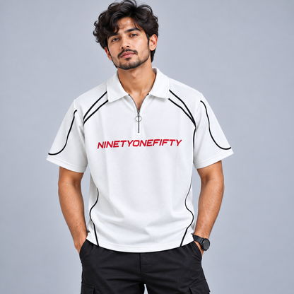 Men's korean Collar premium old money Zipper tshirts@249 (Fabric Reference – Please Read Description)