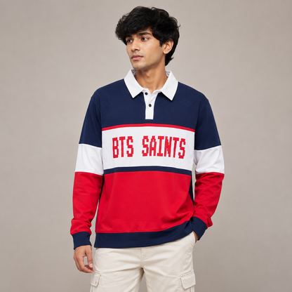 Men's korean Collar premium old money Zipper Full sleeve tshirts@249 (Fabric Reference – Please Read Description)