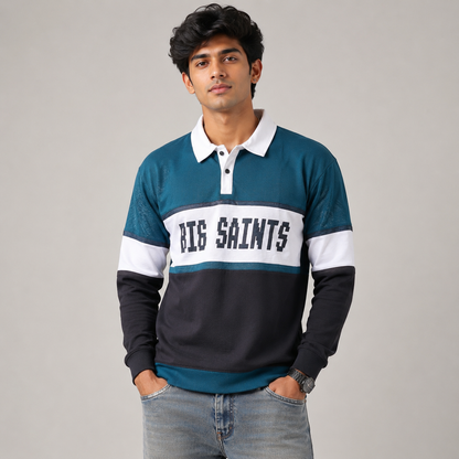 Men's korean Collar premium old money Zipper Full sleeve tshirts@249 (Fabric Reference – Please Read Description)