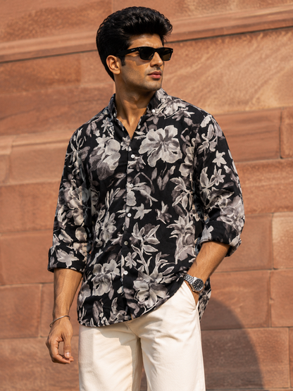 Floral Printed Full Sleeve Shirt for Men – Buy @ ₹300