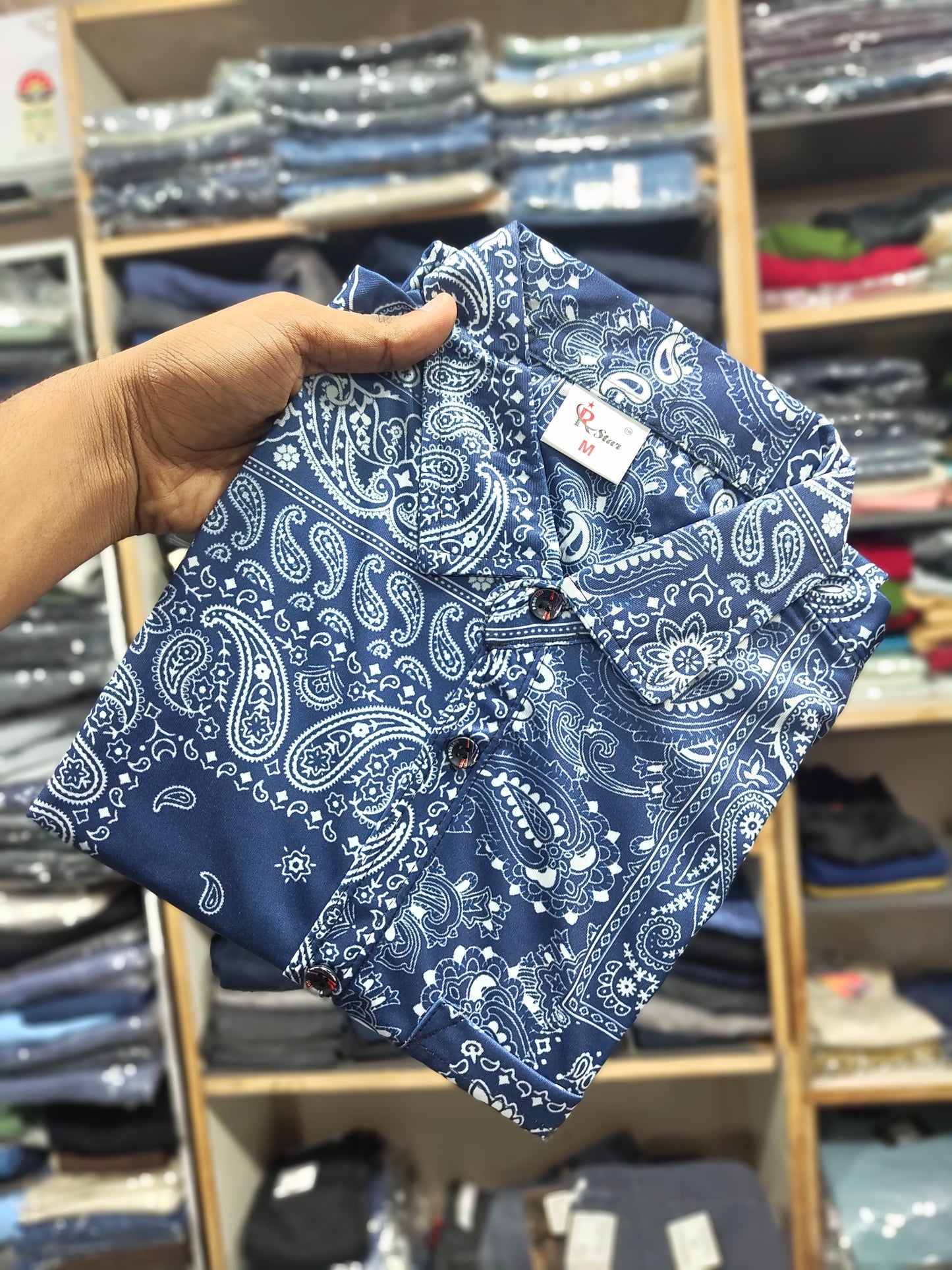 Half sleev Lycra printed  shirts buy 3 pcs @499