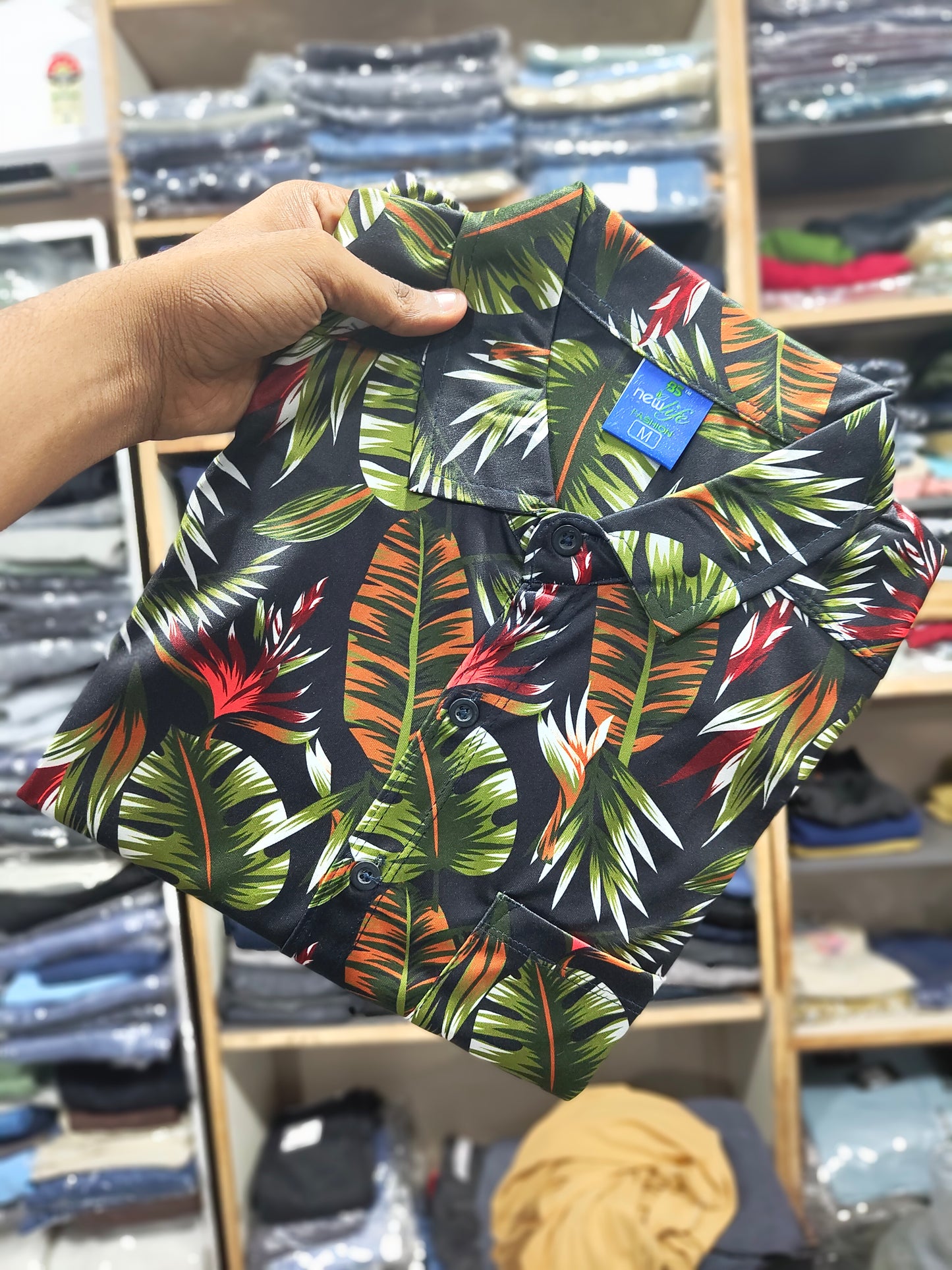 Half sleev Lycra printed  shirts buy 3 pcs @499