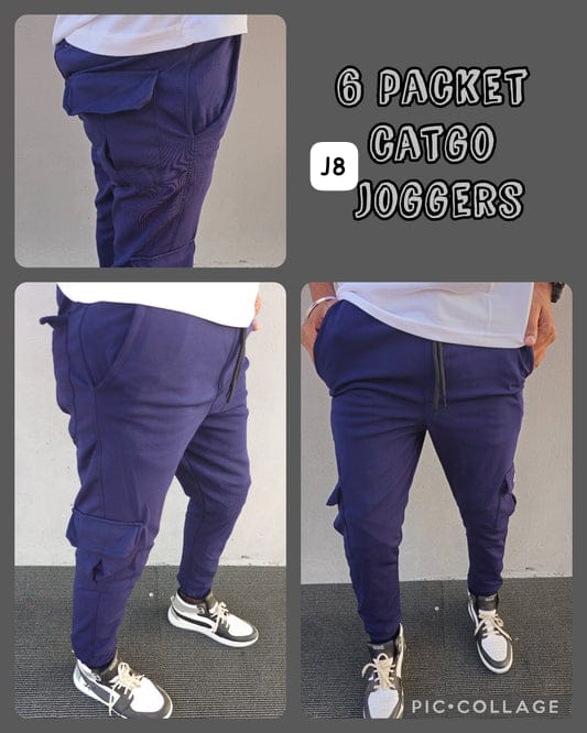 6 packet Lycra cargo joggers J8 @299