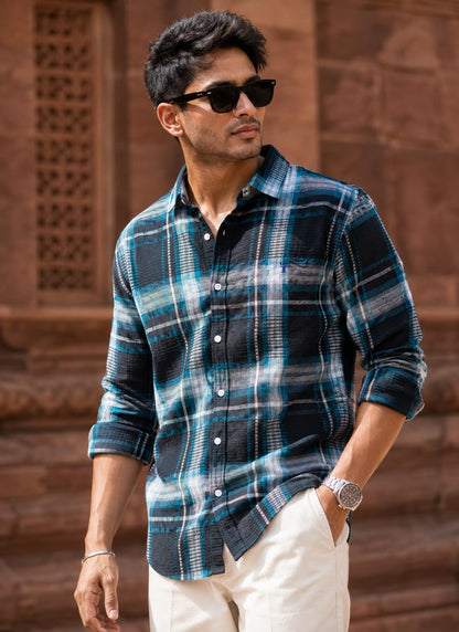 Checked Full Sleeve Shirt for Men – Buy 1 pc @ ₹300 Buy 4 pcs combo @999
