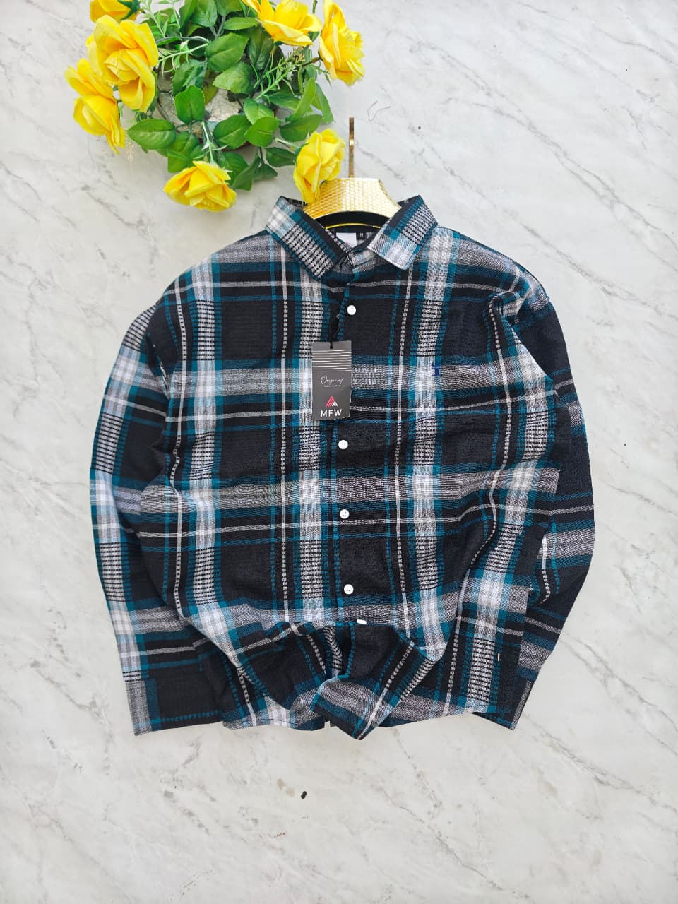 Checked Full Sleeve Shirt for Men – Buy 1 pc @ ₹300 Buy 4 pcs combo @999