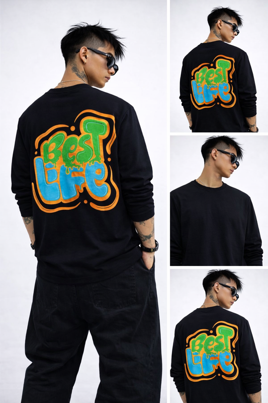 MFW full sleeve back printed Tshirt 1 pc @199 and 3 pcs @ 499