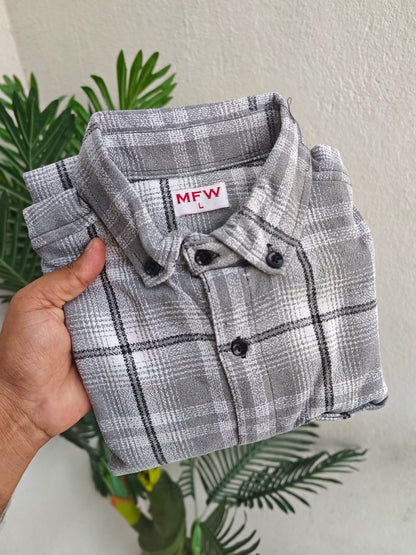 MFW old money type flannel checked shirts Single pcs @299 and Buy 4 pcs combo @999