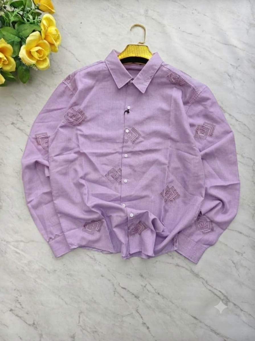 Men's Full sleeve Embroidery Shirts single pcs @350 and Buy 3 pc combo @999