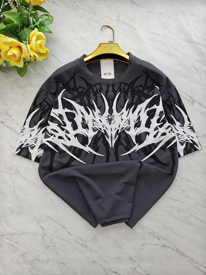 MFW drop shoulder Tshirt 1 pc @199 and 3 pcs @ 499(Grey)
