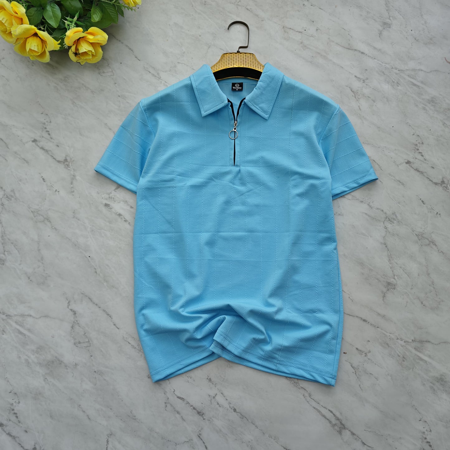 Mfw Half sleeve zipper Tshirt 1 pc @199 and 3 pcs @ 499
