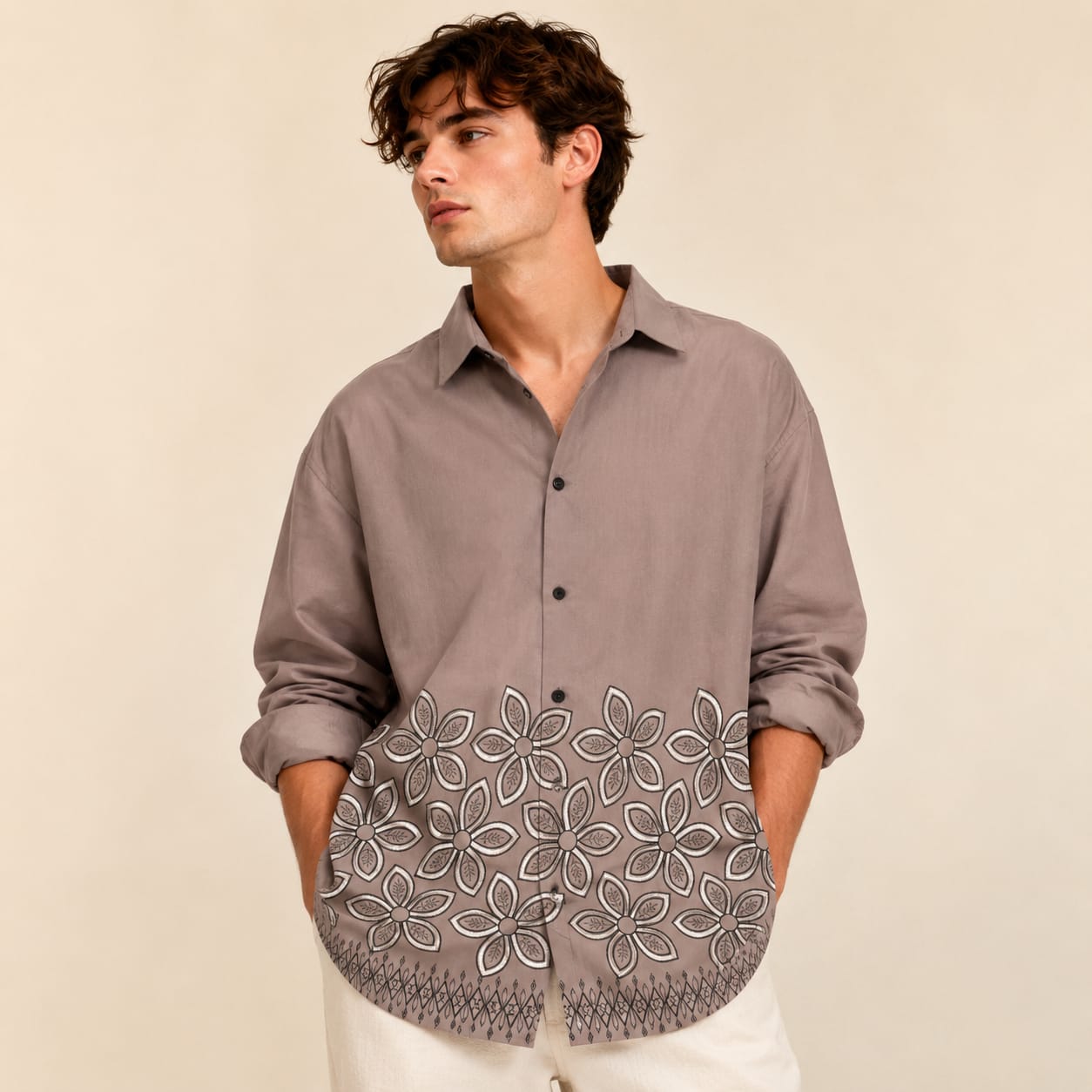 MFW Full sleeve bottom printed shirts Single pcs @299 and Buy 4 pcs combo @999(BP-1)
