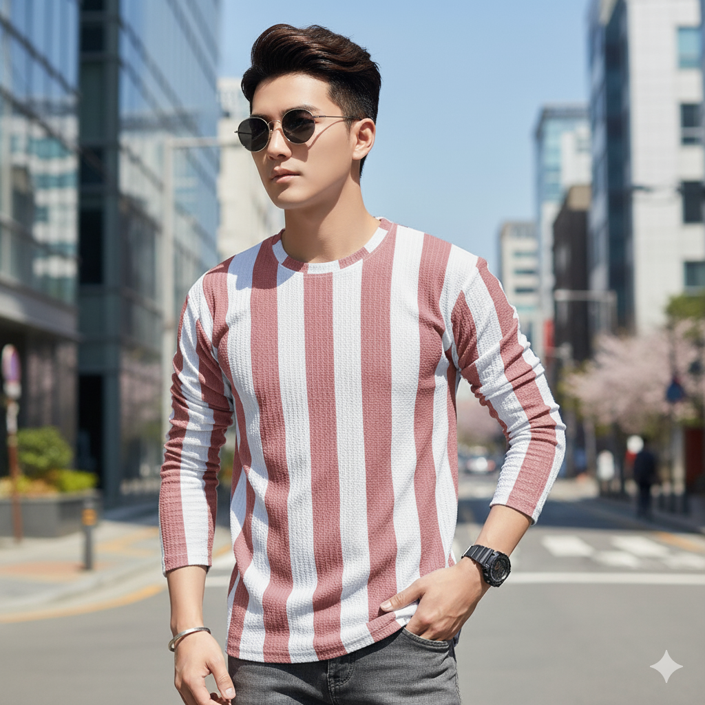 Round neck Full sleeve  Tshirt 1 pc @199 and 3 pcs @ 499