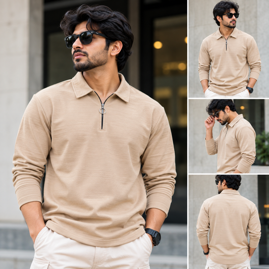 MFW  full sleeve Zipper  Tshirt 1 pc @199 and 3 pcs @ 499