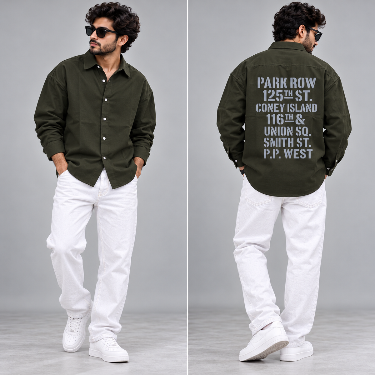 2 in 1 combo MFW Back printed shirts + mom fit jeans pant buy @600 rs only