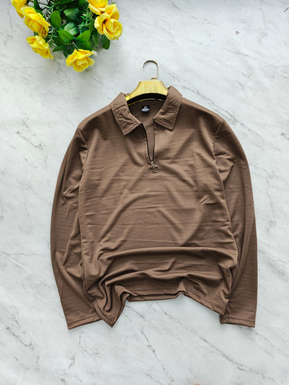 MFW  full sleeve Zipper  Tshirt 1 pc @199 and 3 pcs @ 499