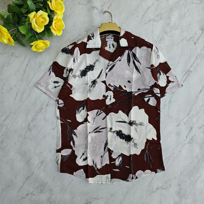IMP viscose printed cuban collar shirts buy @250 rs only