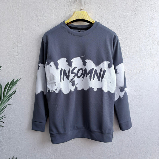 Full sleeve round neck tshirt buy @250 rs only (Grey)