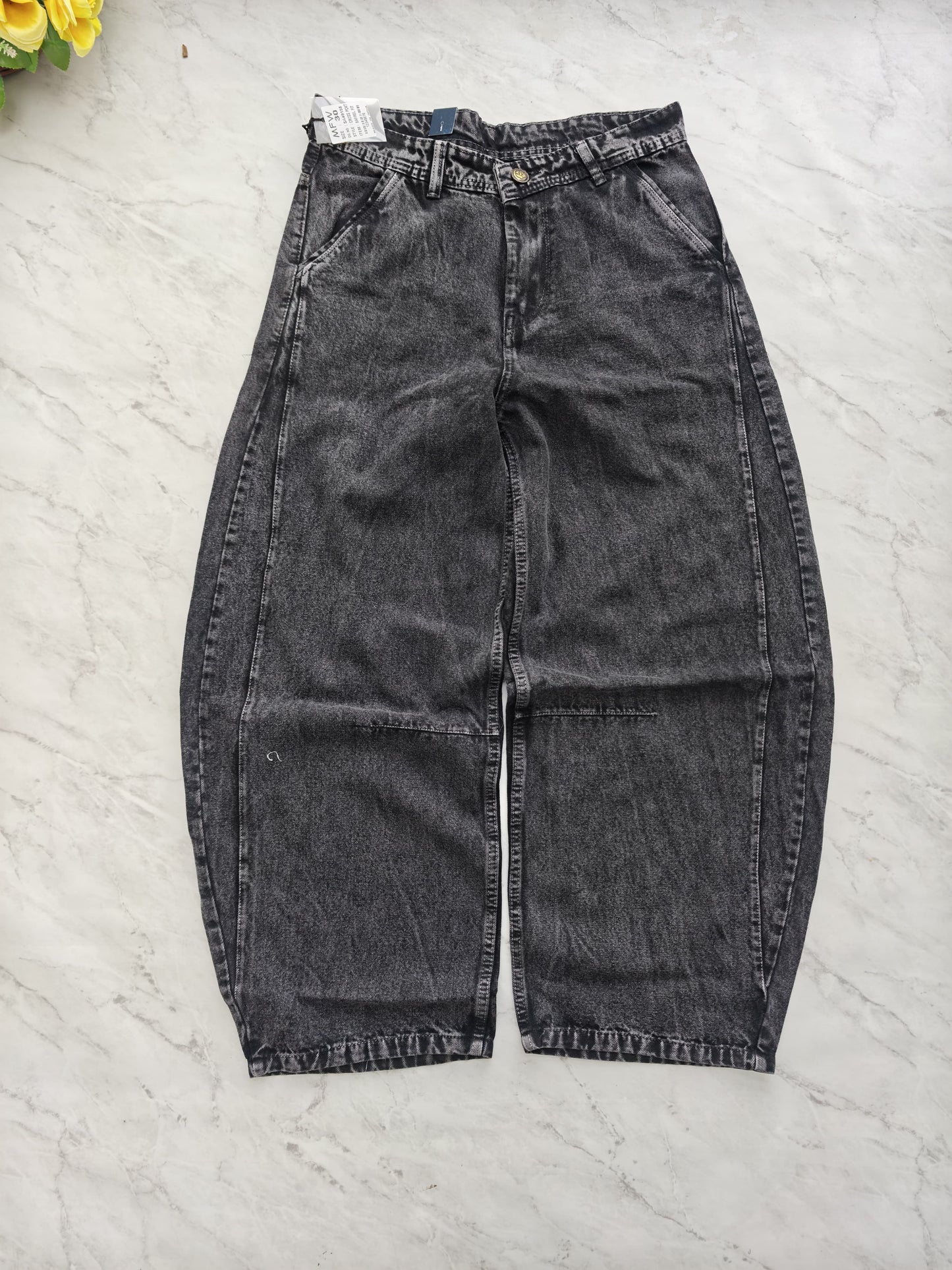 MFW Side pocket barrel fit jeans pant buy @450 rs only