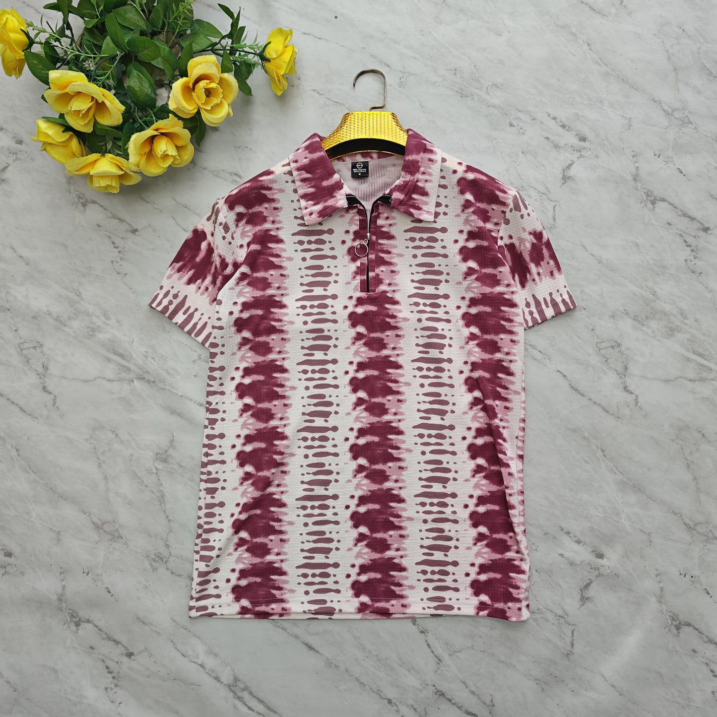 Mfw Half sleeve zipper Tshirt 1 pc @199 and 3 pcs @ 499