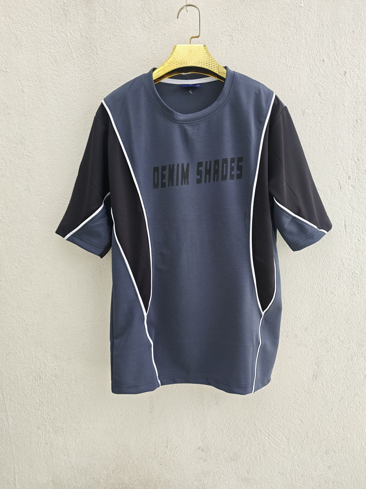 MFW piping design round neck drop shoulder tshirt buy@250rs only