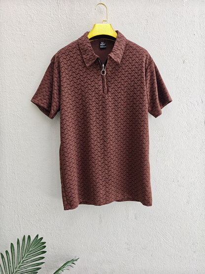 Mfw Half sleeve zipper Tshirt 1 pc @199 and 3 pcs @ 499