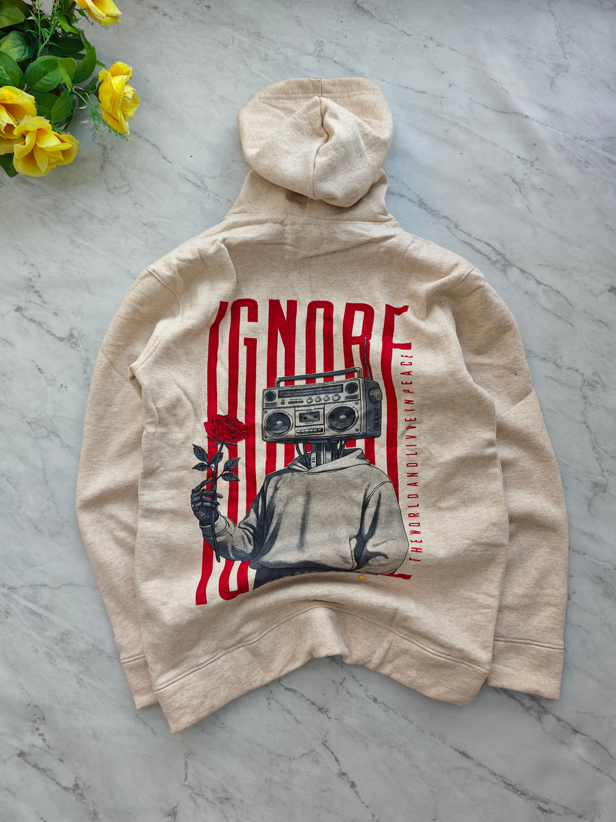 Men's Cotton back printed Hoodies single pcs @299 and Buy 4 pcs combo @999(Random design only no color selection only size selection )