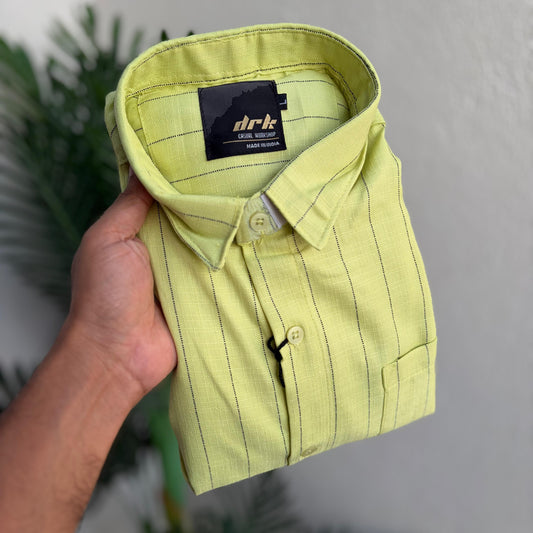 Stripes Lenin Shirts single pcs @299 and Buy 4 pcs combo @999