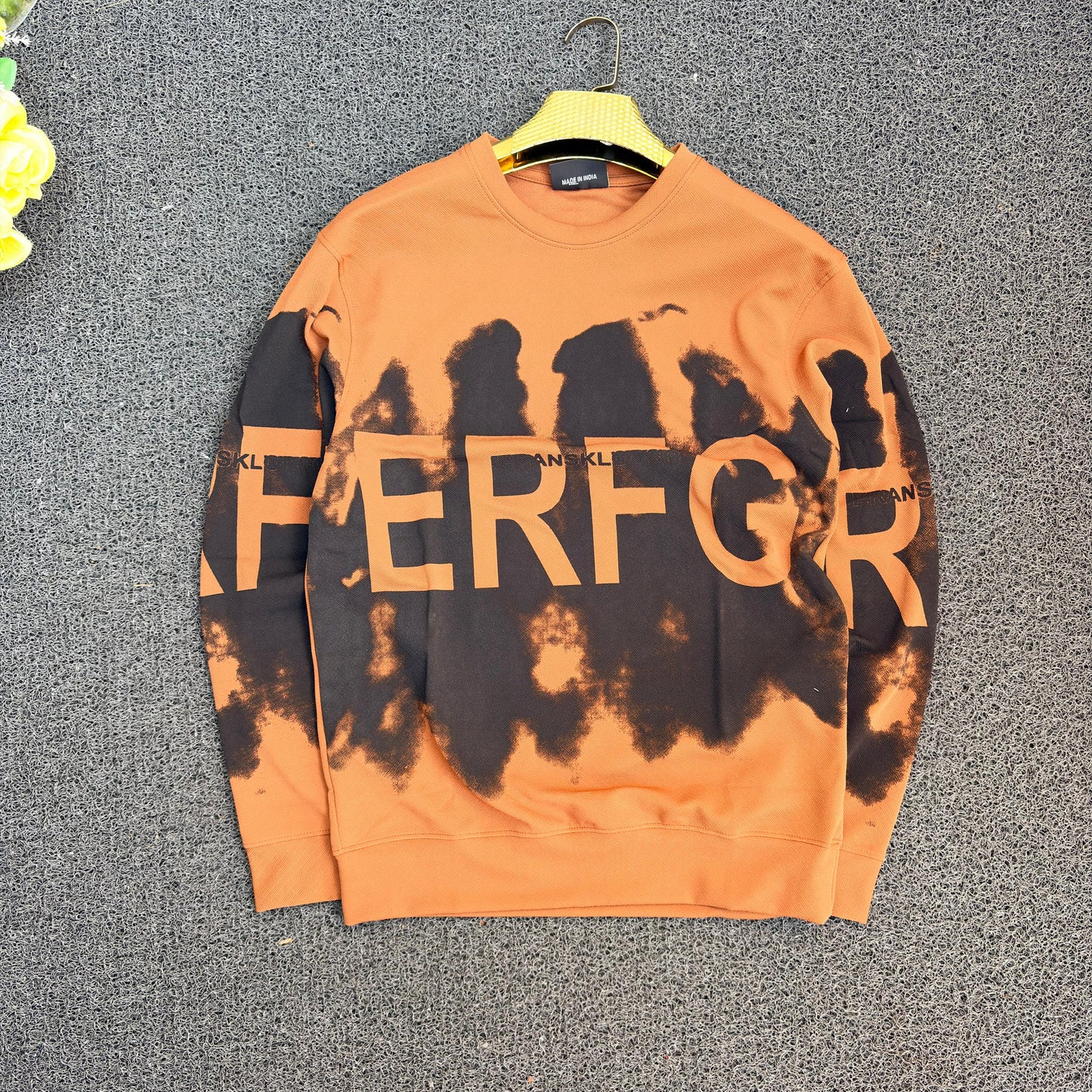 Full sleeve round neck premium Front and back printed tshirt @249